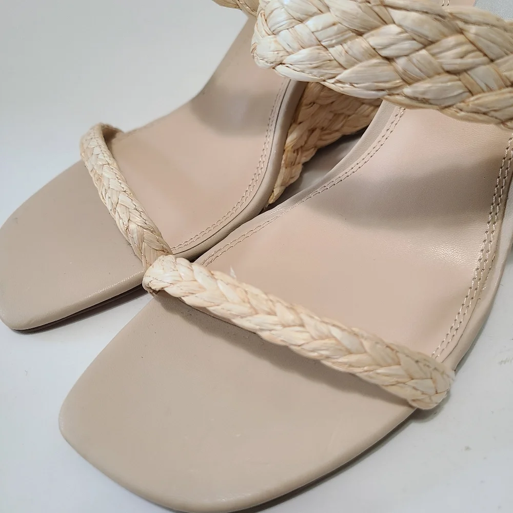 STEVEN NEW YORK Ardy Espadrille‎ Wedge Sandal Size 8.5